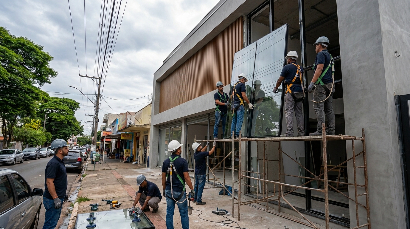 Fachada de Vidro em Suzano‑SP