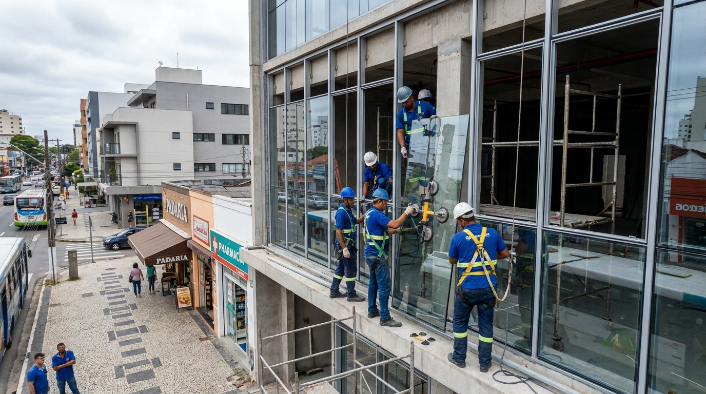Fachada de Vidro em Suzano‑SP